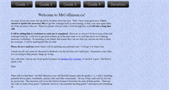 Desktop Screenshot of mrcollinson.ca